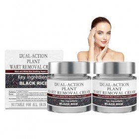 KeraErase Lot de 2 crèmes régénératrices double action KeraErase - Crème de réparation naturelle pour la peau - Formule végét