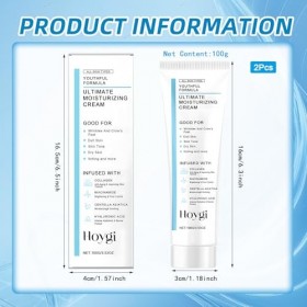 2 Tubes Centella Asiatica Creme,Crème Hydratante à la Centella,Crème Hydratante Visage,Gel Hydratant Visage,Skincare Coréenne