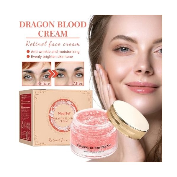 Crème Visage Lissante Anti-âge, Crème Anti-rides Pour Le Visage, Creme Retinol Visages, Crèmes De Sang De Dragon, Anti Ride, 