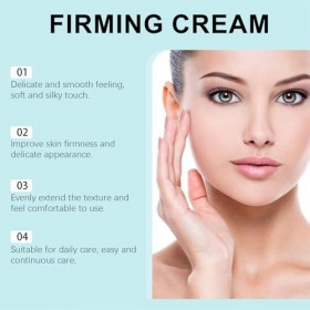 Crème Raffermissante, Crème Hydratant, Multi Usages Visage, Adaptée au Visage, Corps et Mains, Nourrit 48h et Ravive lÉclat,