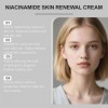Niacinamide Bright Crème hydratante, Crème Hydratante Bio, Crèmes Visage Lissante Anti-Âge, Hydratation & Éclat, Nourrit, Lis