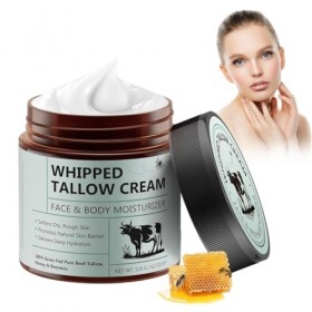 PRAOFRT Suif de Boeuf Crème Hydratant, Convient pour Hydrater la Peau, Profondeur Soulage la Sécheresse, 120 g