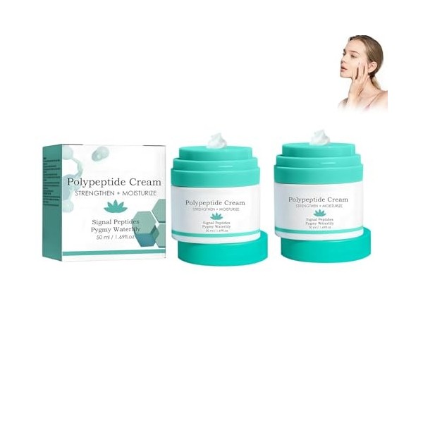 2PC Moisturizing Cream, Anti-Wrinkle and Anti-Stain Lotion - Firming & Brightening, Skin Therapy Cream, skincare Polypeptide 