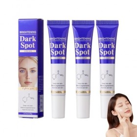 Lot de 3 crèmes nettoyantes et éclaircissantes pour le visage, hydratantes et nourrissantes, douces pour tous les types de pe...