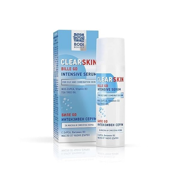 BODI BEAUTY GD Sérum Niacinamide pour peaux à imperfections 30 ml – Sérum intensif GD Clear Skin avec zinc PCA, acide salicyl