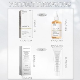 345 Relief Cream, acide glycolique 7% exfoliating toner, 345 Crème Apaisante, glycolic acid Toner Visage, Rétrécit les pores,