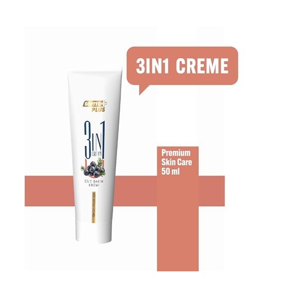 Softto+Plus Crème 3 en 1 pour la peau apaisante, hydratante et protectrice 50 ml