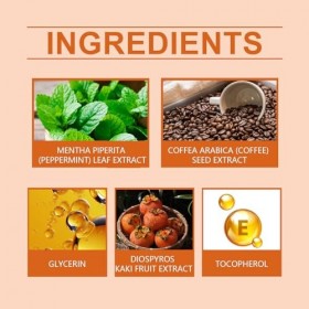 Persimmon Leaf Paste Crème hydratante éclaircissante pour le visage, pour une peau rayonnante et élastique