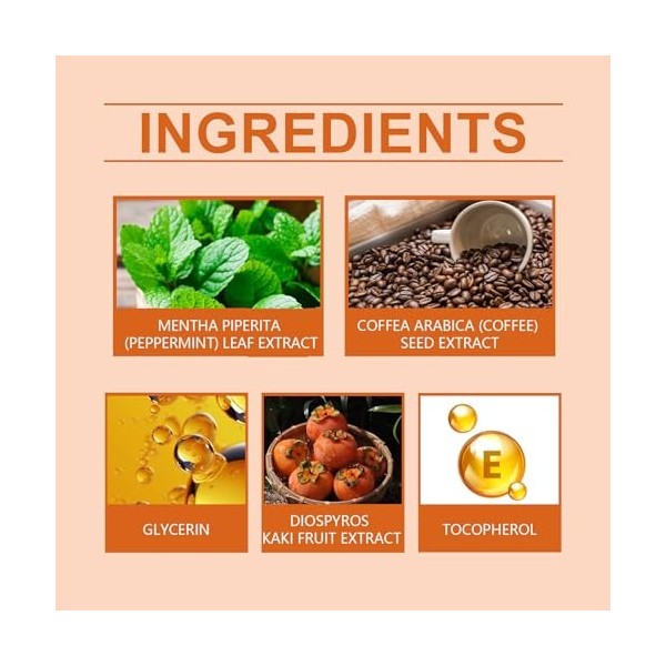 Persimmon Leaf Paste Crème hydratante éclaircissante pour le visage, pour une peau rayonnante et élastique