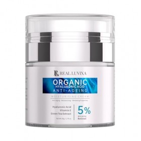 Anti, Wrinkel Crème Visage Jour et Nuit Rétinol, Collagène & Acide Hyaluronique | Vitamines A, B, C, E– Hydratante | Extrait ...