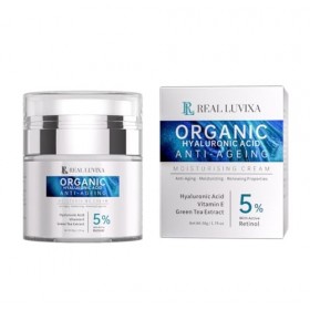 Anti, Wrinkel Crème Visage Jour et Nuit Rétinol, Collagène & Acide Hyaluronique | Vitamines A, B, C, E– Hydratante | Extrait ...