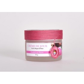 soin hydratant pour le visage et le cou CREME HYDRATANTE ARGAN ET ROSE