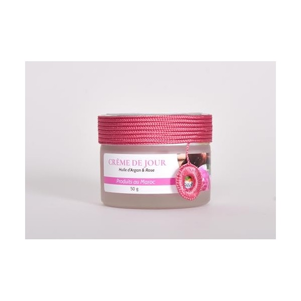 soin hydratant pour le visage et le cou CREME HYDRATANTE ARGAN ET ROSE