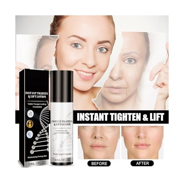 Grgowe Turmeric Face 2Pc Instant Face Lift Cream,Cream Instantané Pour Le Visage,Crème Lifting Instantané,Cream Anti-Rides Po