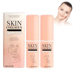 Baume Hydratant, 2 Pièces Wrinkle Moisturizing Balm Bâton De Sérum Hydratant Stimulant Le Collagène Collagen Multi Balm,Anti-