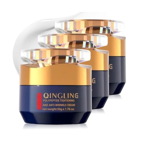 Crème japonaise Qing-ling pour éliminer les rides, Crème raffermissante anti-âge Qing-ling, Hydratant pour le visage, crème p...