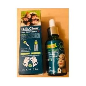 B.B clear sérum eclaircissant anti tâches à base de AHA et acides des fruits intense clarifiant