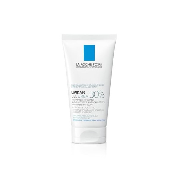 La Roche-Posay, Lipikar Urea 30%, Gel Hydratant Exfoliant, Idéal Peaux Très Sèches, Lutte contre les Plaques Sèches et les Ké...
