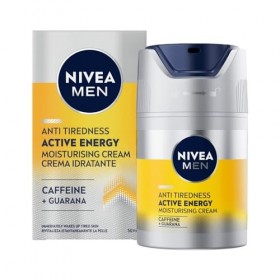 NIVEA MEN Active Energy Crème de soin du visage 50 ml revitalisante pour homme Crème hydratante à absorption rapide contre 