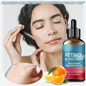 Sérum au collagène – Sérum hydratant pour le visage, sérum au collagène anti-âge pour le visage, améliore lélasticité, unifi