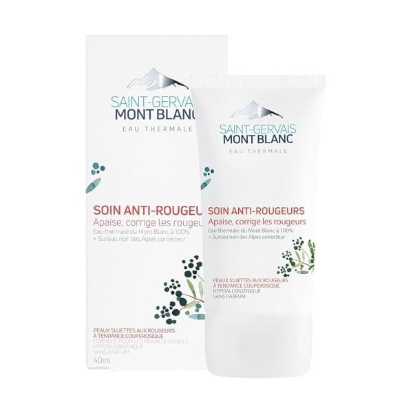 Saint-Gervais Mont Blanc soin anti-rougeurs 40ml Crème Jour et Nuit