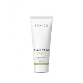 sovita Crème à laloe vera - Soin hydratant pour le visage avec jus de feuilles daloe vera - Crème apaisante de jour et de n