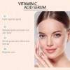 Sérum à la vitamine C pour femmes, so/in an/ti-taches pour le visage, sérum éclat vitaminé, resserre les pores, so/in éclairc...
