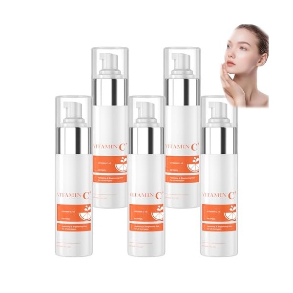 Sérum à la vitamine C pour femmes, so/in an/ti-taches pour le visage, sérum éclat vitaminé, resserre les pores, so/in éclairc...