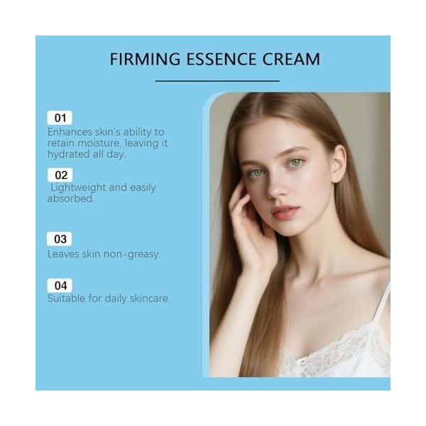 Crème raffermissante au collagène et aux polypeptides - Crème essence élastique au collagène et aux peptides - Lotion rafferm...