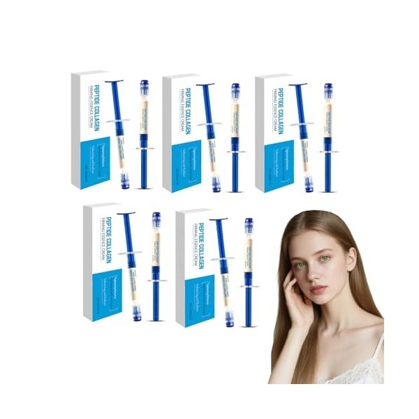 Crème raffermissante au collagène et aux polypeptides - Crème essence élastique au collagène et aux peptides - Lotion rafferm...