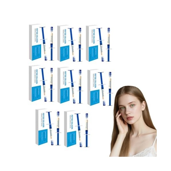 Crème raffermissante au collagène et aux polypeptides - Crème essence élastique au collagène et aux peptides - Lotion rafferm...