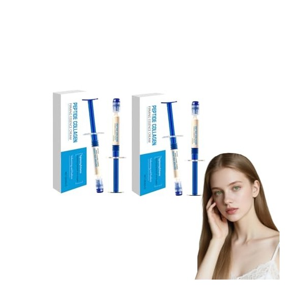 Crème raffermissante au collagène et aux polypeptides - Crème essence élastique au collagène et aux peptides - Lotion rafferm...