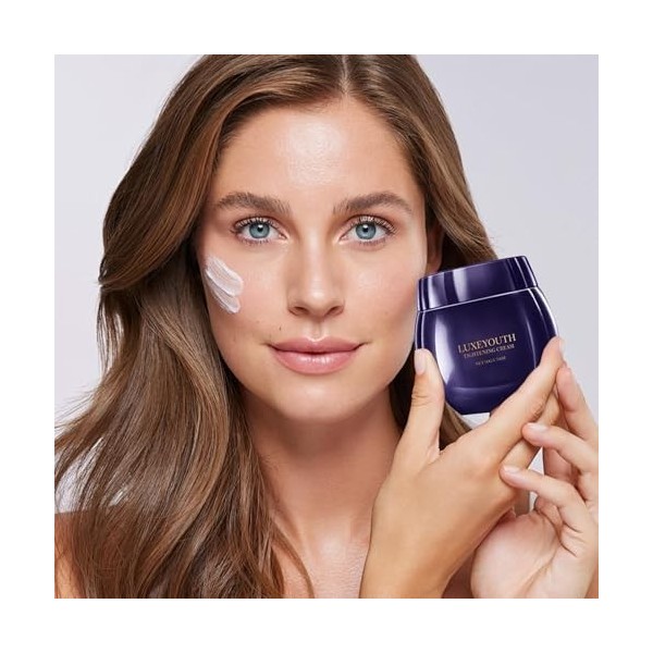 Crème Raffermissante Visage, Nourrissant Quotidien pour le Visage, Crème Hydratante Raffermissante pour Femmes Soin Quotidien