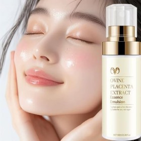 Hydratant pour le visage au lait dovine, émulsion hydratante avec huile de noix de coco, hydratant en profondeur et nourriss