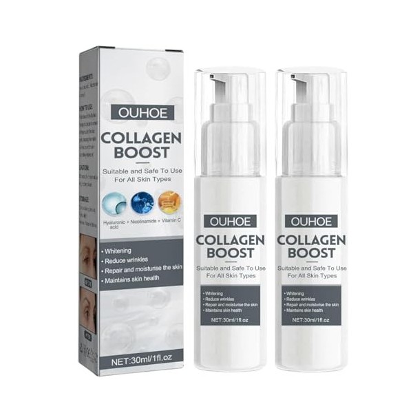 Collagen Boost Sérum anti-âge, sérum anti-âge pour le visage, essence anti-rides, sérum Boost de collagène, crème anti-rides 
