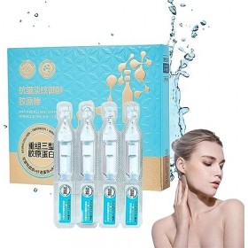 Essence dampoule anti-âge, essence dampoule anti-rides anti-rides, essence dampoule de levage de collagène, ensemble damp Crè...