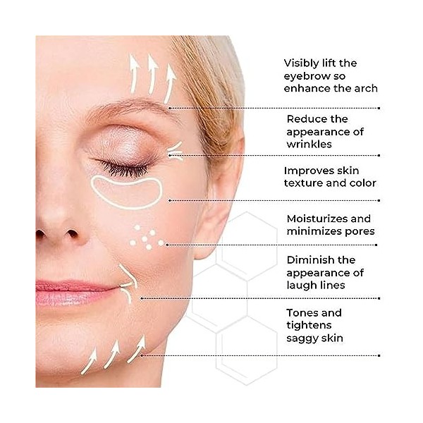 Essence dampoule anti-âge, essence dampoule anti-rides anti-rides, essence dampoule de levage de collagène, ensemble damp Crè...