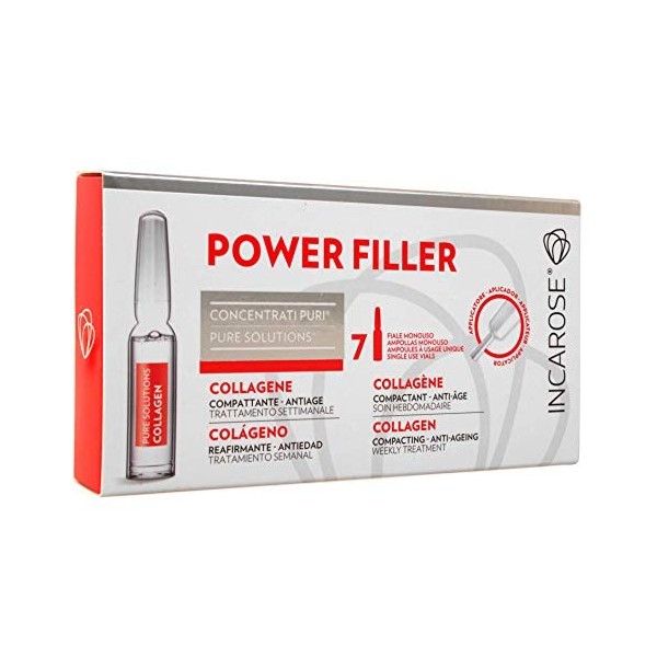 Incarose Pure Solutions Power Filler Collagène 7 Ampoules