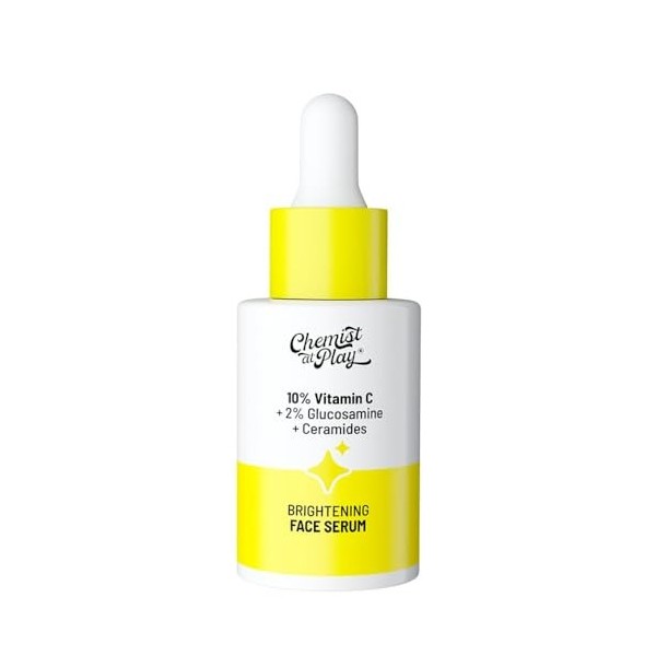 Chemist At Play Sérum visage 10 % vitamine C | Illumine et donne de léclat | estompe les taches sombres | traite lhyperpigm