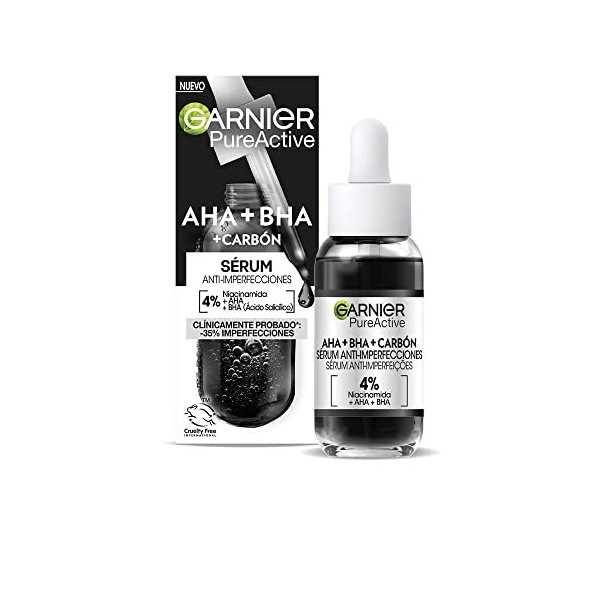 PURE ACTIVE AHA + BHA + CARBÓN sérum anti-imperfecciones 30 ml