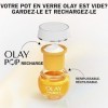 Olay Crème De Jour Hydratante Visage À La Vitamine C SPF 30 Recharge, Soin Avec Niacinamide Pure À 99%. Soin Éclat : Action A