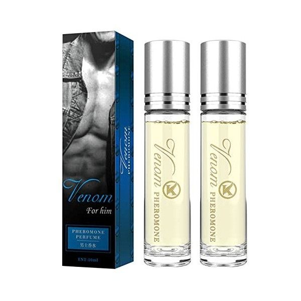 2pcs Pheromone Attracting Perfume Oil, Venom Erotic Perfume, Sex Pheromones for Men Women That Work 2 Attract Women Or Men Ph