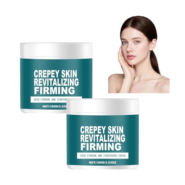 Crème réparatrice pour peau frisée, hydratation profonde, raffermissante et raffermissante pour peau relâchée, raffermit visi...