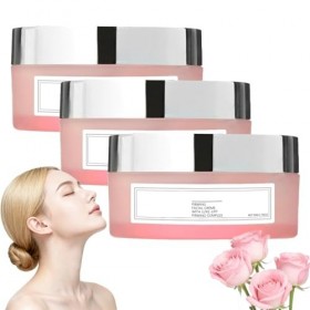 Crème Visage Raffermissante Champagne Lift, Crème Raffermissante Anti-Rides Visage et Cou, Creme Hydratante Acide Hyaluroniqu...