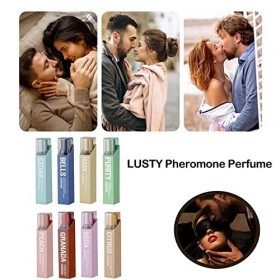 8pcs Flysmus Lusty Pheromone Perfume, Lusty Lure Pheromone Perfume, Venom Pheromone Perfume, Roll on Pheromone Perfume for Wo