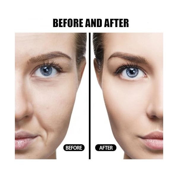 Crème Lifting Instantané – Crème Raffermissante Anti-Âge Visage et Cou, Lisse Rides et Ridules, Raffermit la Peau, Réduit les...