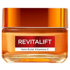 LOréal Paris - Soin Éclat Vitamine C - Crème Jour - Illumine la Peau, Resserre les Pores, Atténue les ridules - Enrichie en ...