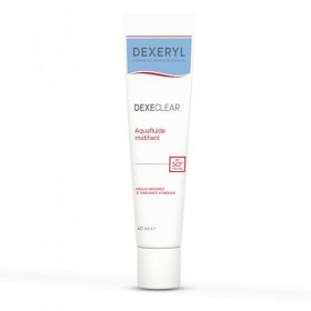 DEXECLEAR by DEXERYL Aquafluide matifiant SPF50+, crème fluide hydratante, effet matifiante, protège des UV au quotidien. Non