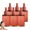 Lot de 6 huiles raffermissantes pour le visage, anti-rides, soin hydratant longue durée pour peaux sèches, sérum visage raffe...