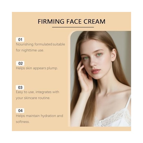 Crème hydratante anti-âge rétinol Crème visage rétinol Soin hydratant visage Lotion raffermissante hydratante intense Sérum r...